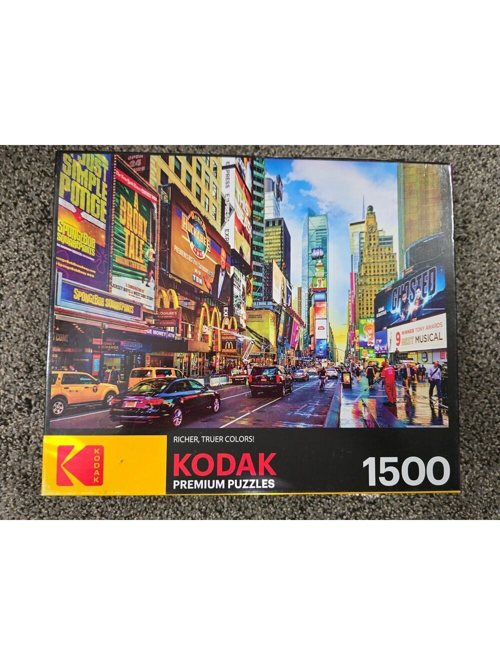 Kodak Premium 1500 Piece Jigsaw Puzzle - Times Square New York City